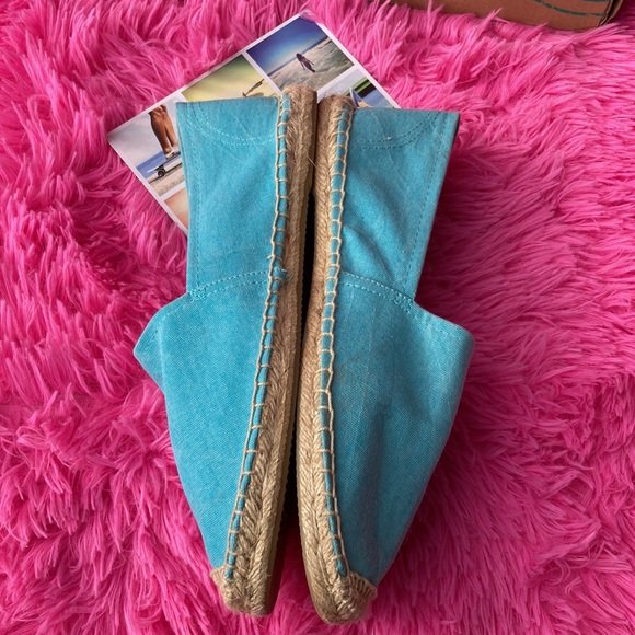 Soludos Dali Sea Blue espadrilles size 10 - Picture 6 of 10